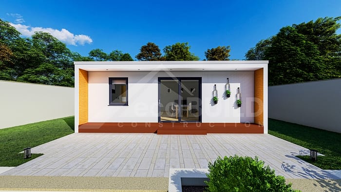 1 Bed D1 - 8.0m x 4.4m