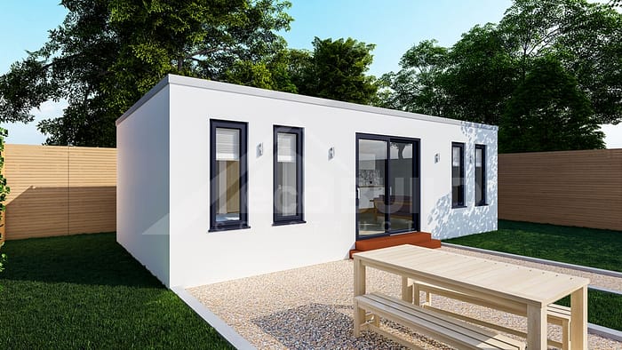 1 Bed F1 - 9.0m x 4.5m